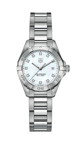 TAG Heuer Aquaracer 300M Quartz 27 Stainless Steel / MOP - Diamond / Bracelet